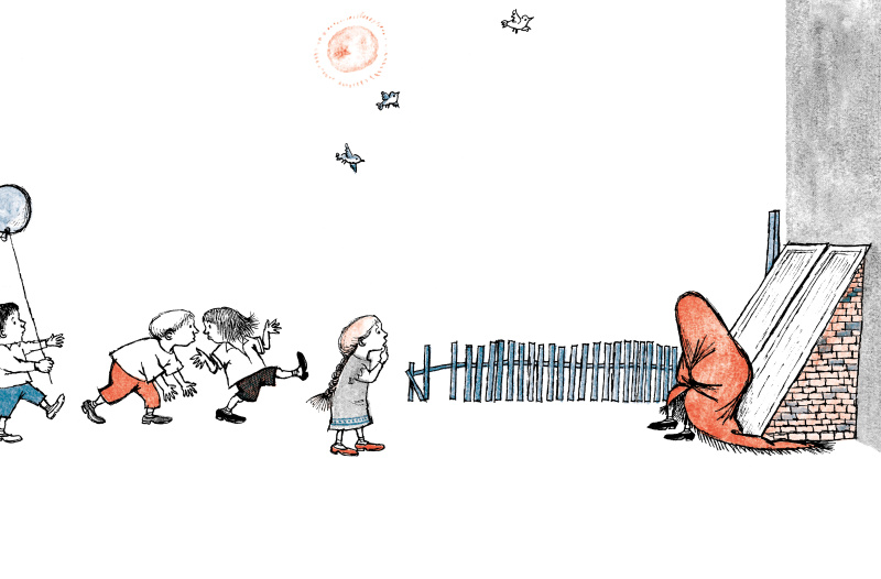 Immagini dal libro Il segreto di rosie di Maurice Sendak